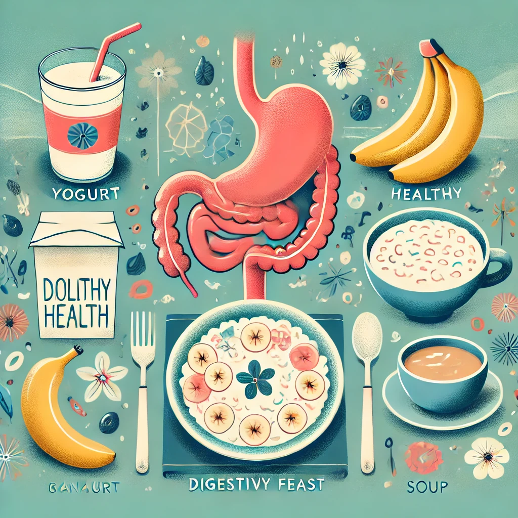 명절이후 먹어야 할 추천음식을 표현한 사진