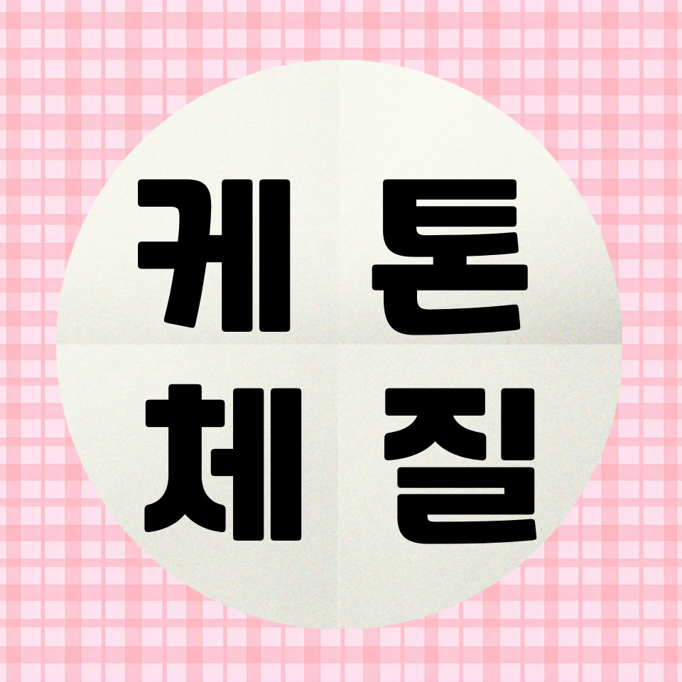 캐톤체질에 관한 사진