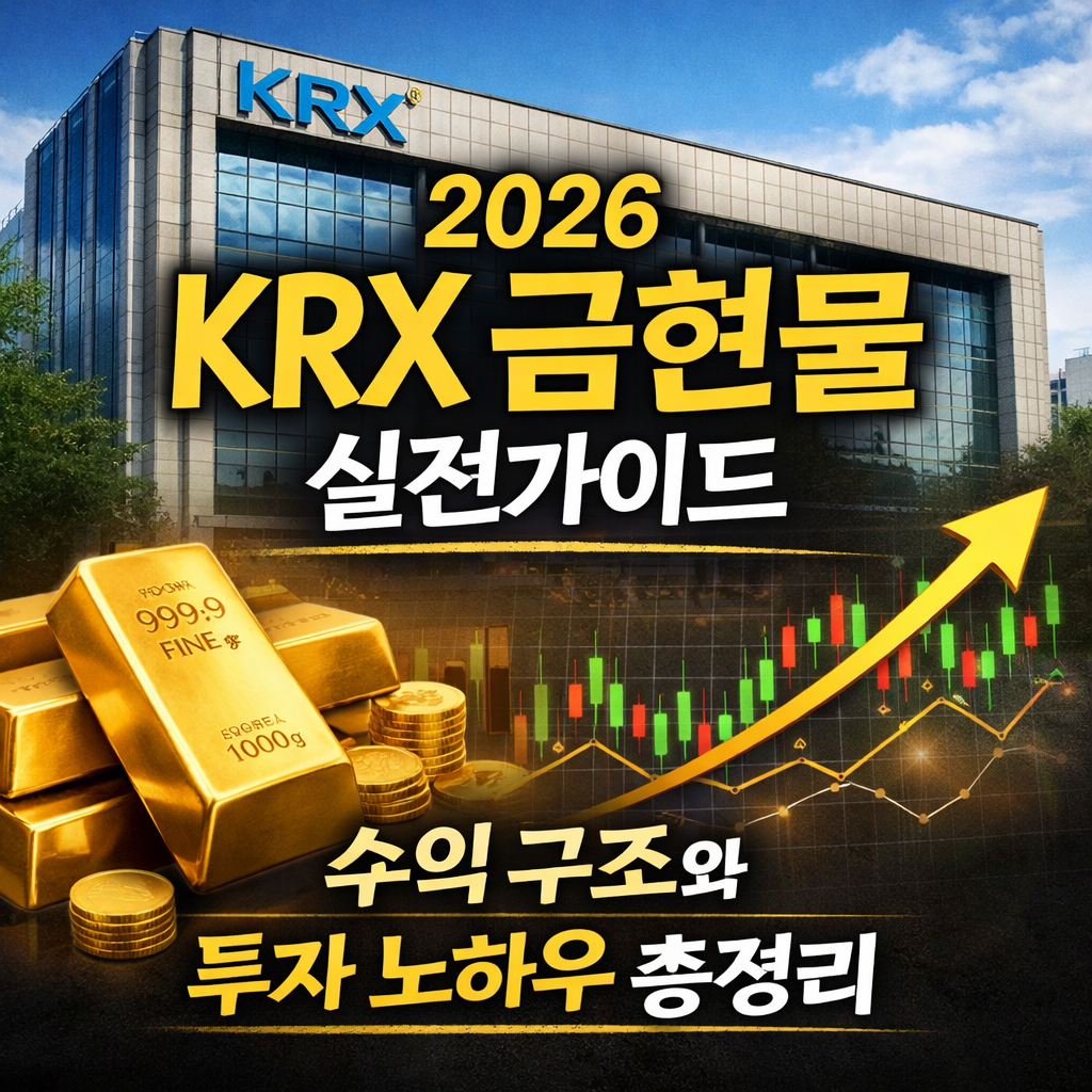 2026 KRX 금현물 실전가이드|수익 구조와 투자 노하우 총정리
