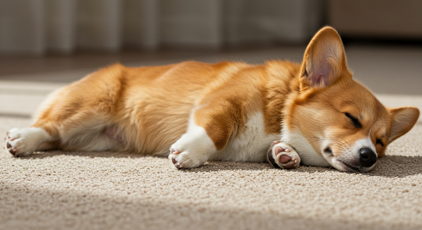 우리 강아지가 너무 많이 자요. 강아지 하루 평균 수면 시간은? 관련 사진