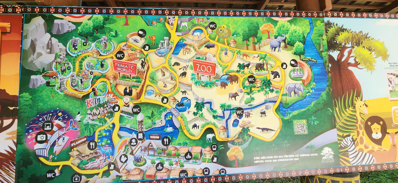 푸꾸옥 빈펄 사파리 지도