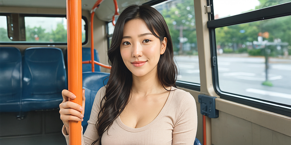 버스에 있는 사람