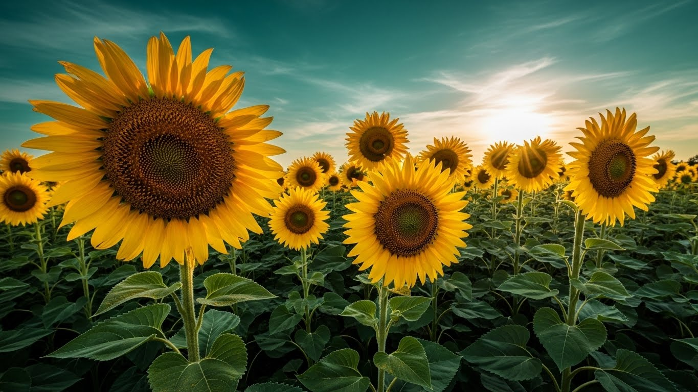 해바라기 대표적인 꽃말: '일편단심'부터 '재물운'까지