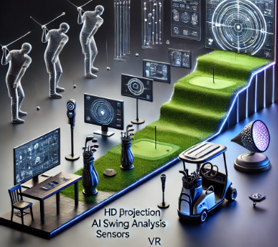 스크린 골프 기술발전 사진