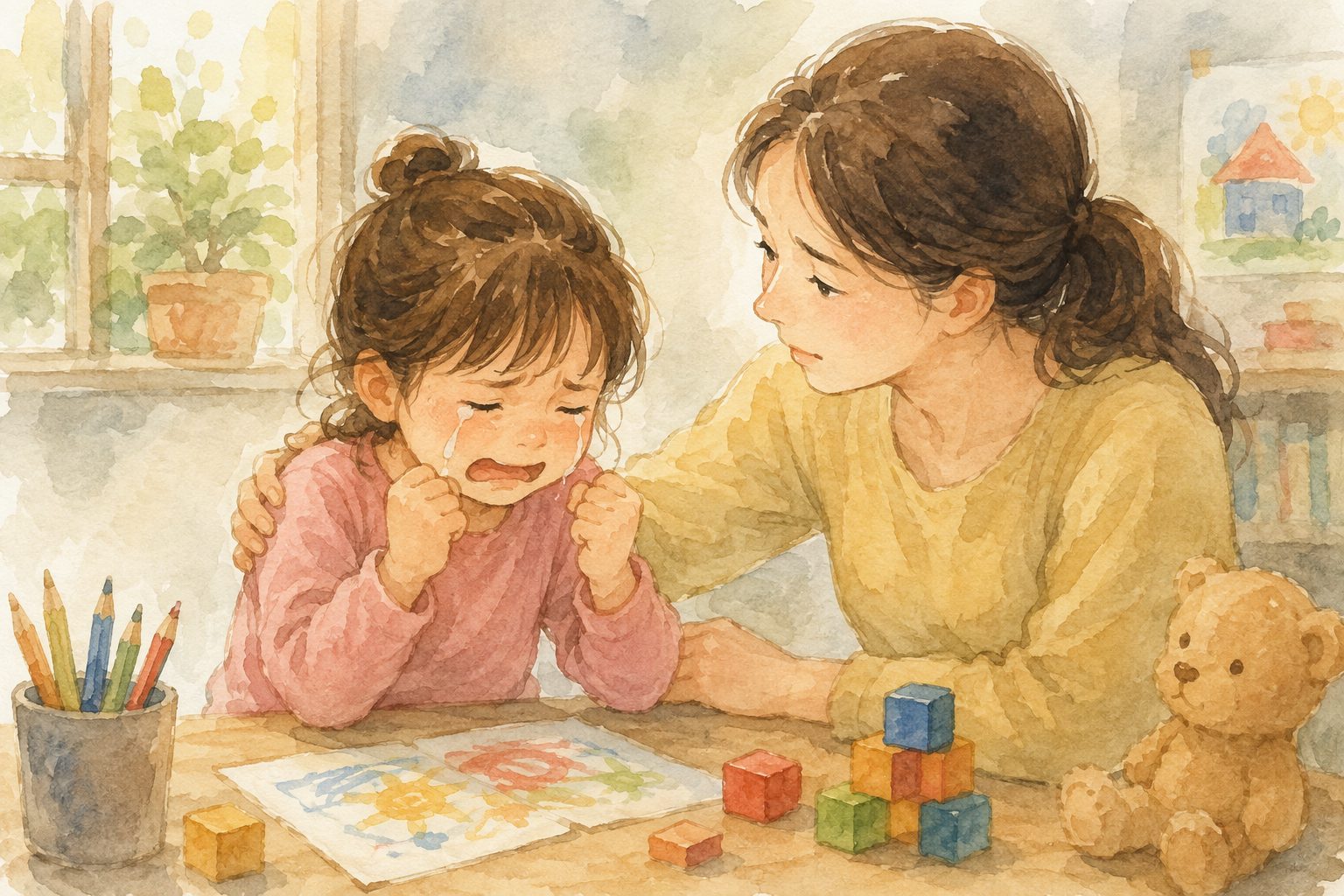 실수하면 울거나 화내는 아이, 결과보다 먼저 살펴봐야 할 마음