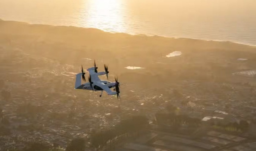 캘리포니아 상공을 가르는 조비에비에이션의 '플라잉 택시'.