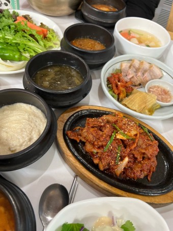 숯불보리굴비정식