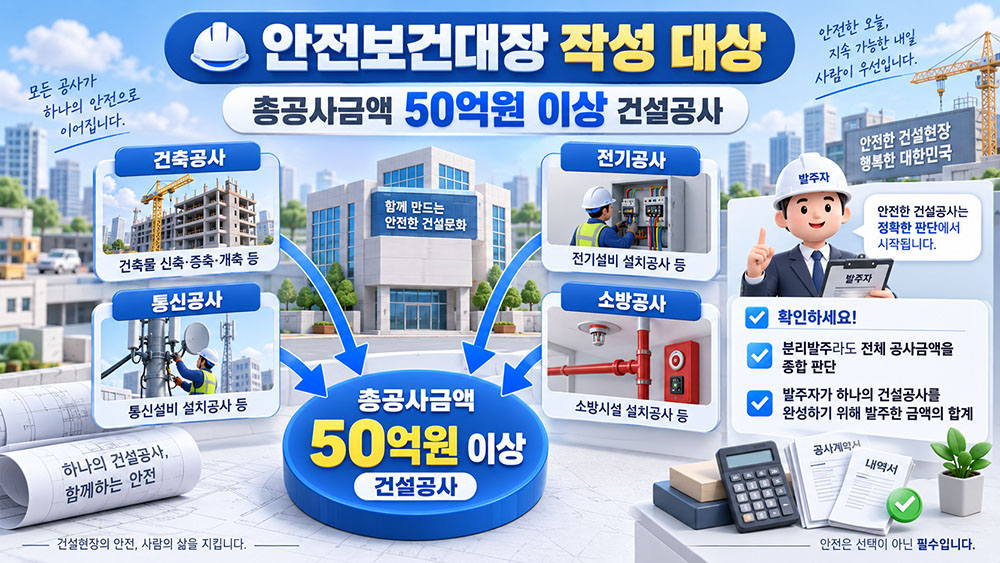 안전보건대장 작성대상