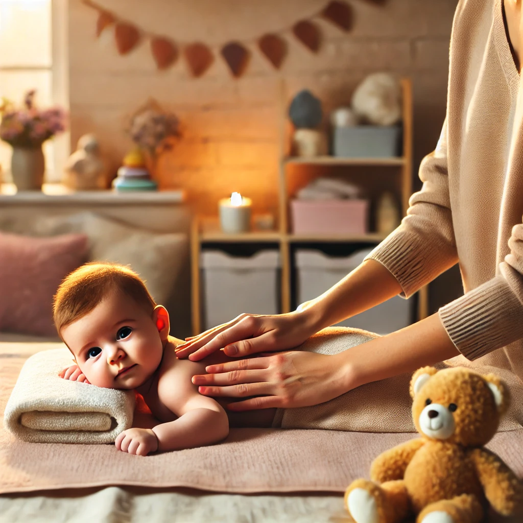 아기 마사지 사진