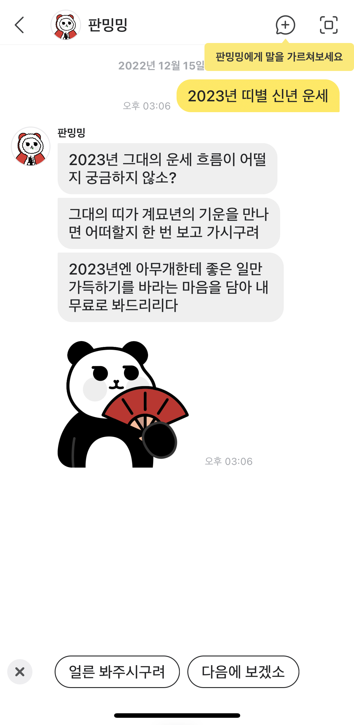 2023년 운세