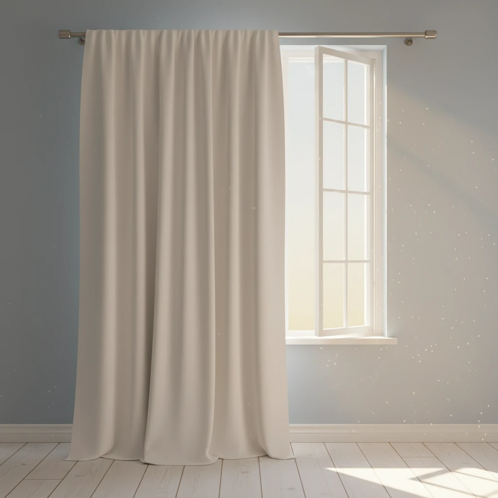 봄철 황사 커튼 관리법과 소재별 맞춤..