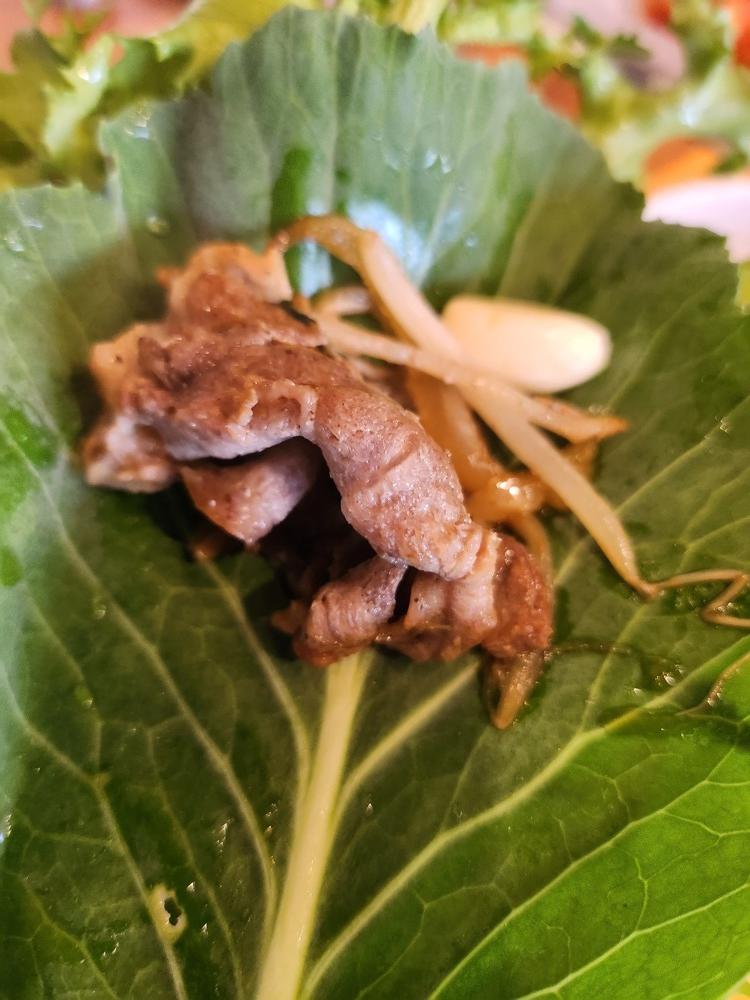 오리마시떼 간장오리구이 쌈