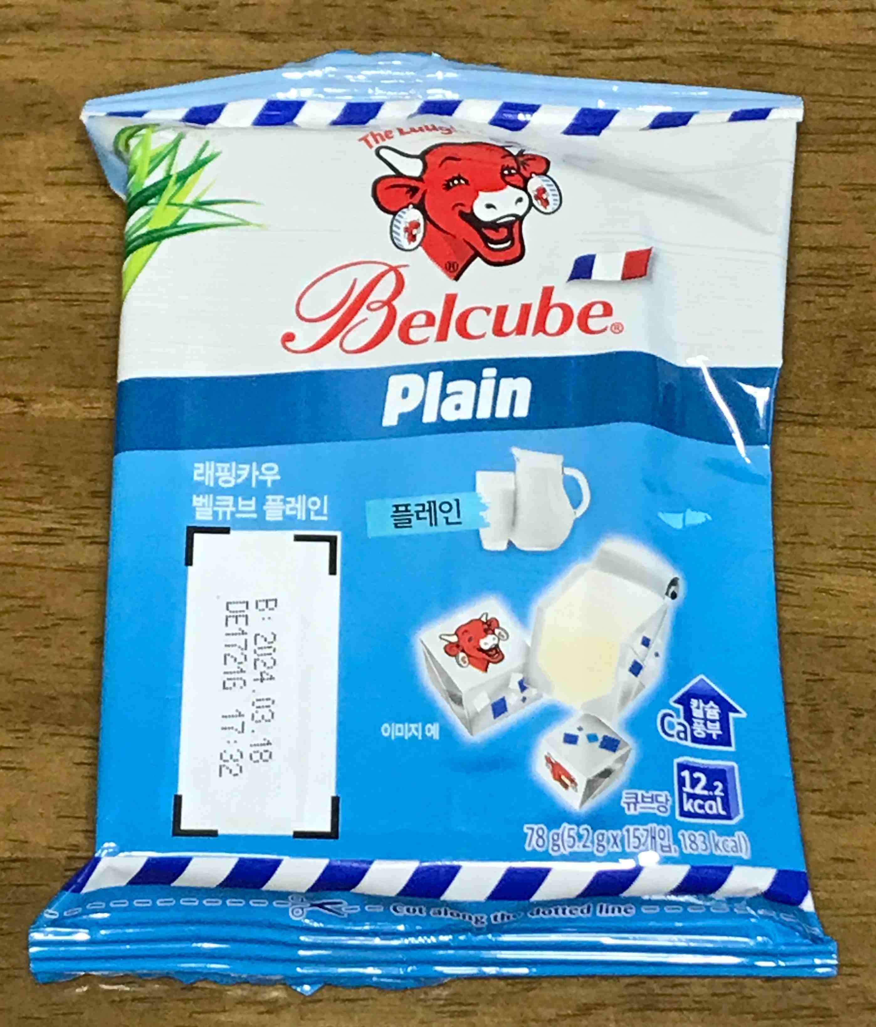 래핑카우 벨큐브 치즈 플레인맛