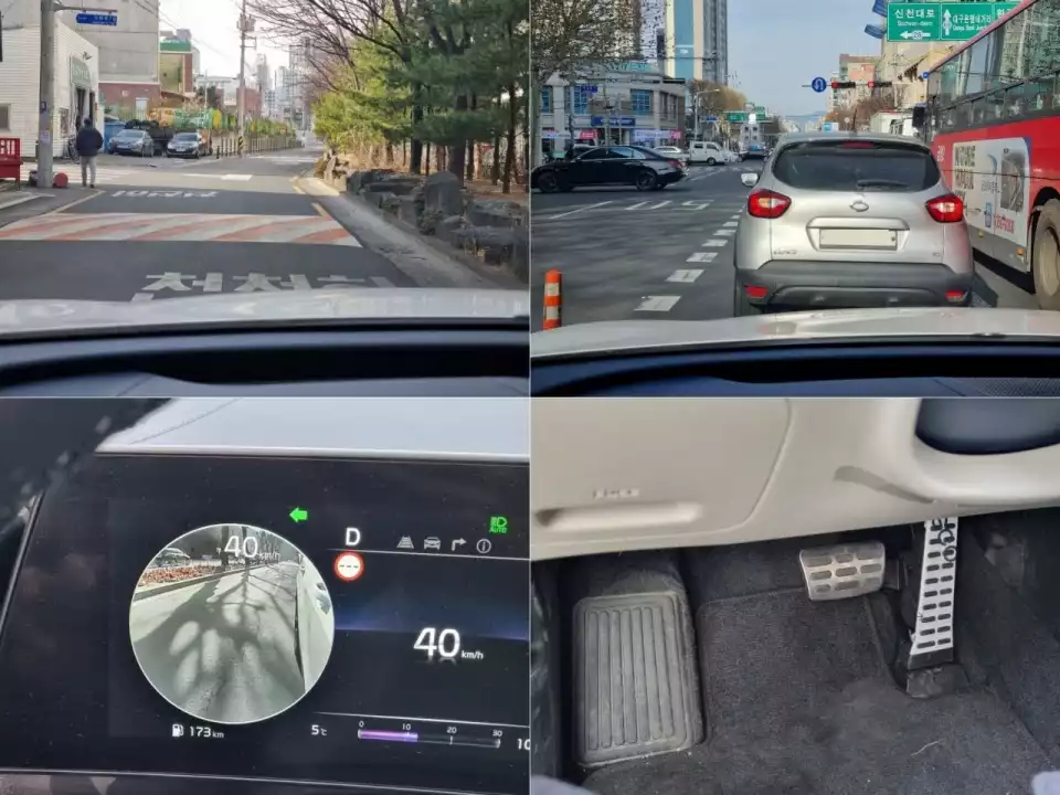 스포티지 LPG의 주행감은 전반적으로 단단했습니다. 승차감은 호불호를 탈지도...