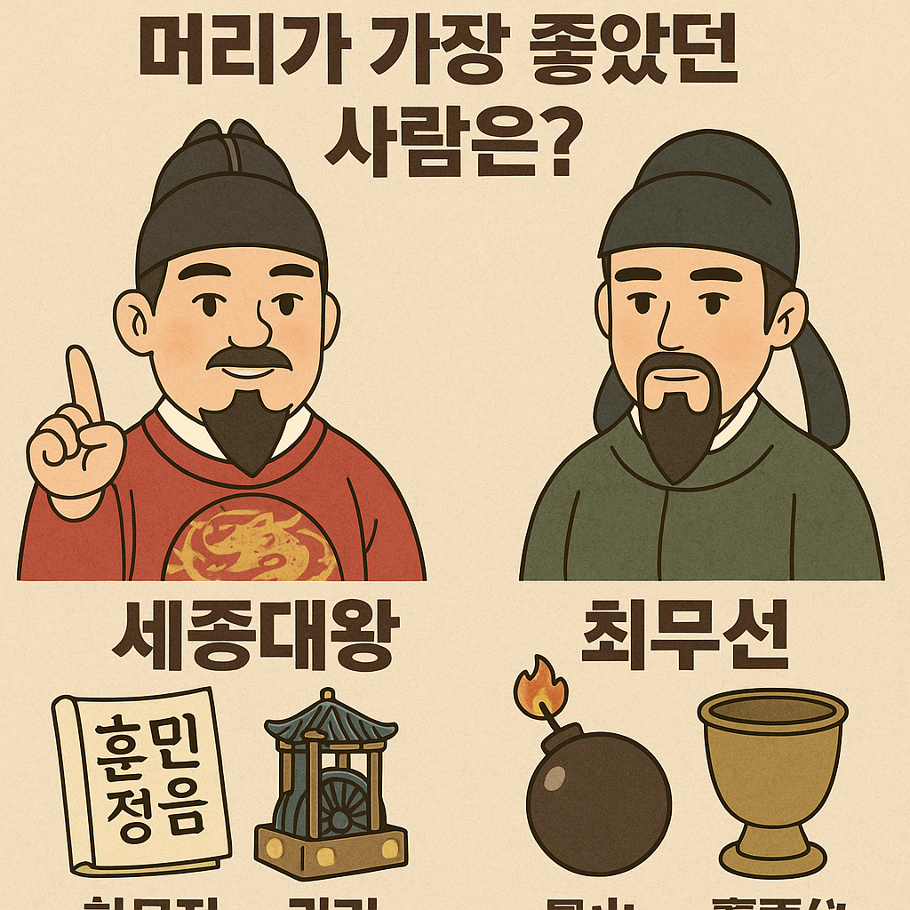 고려와 조선, 머리가 가장 좋았던 인물은 누구였을까?