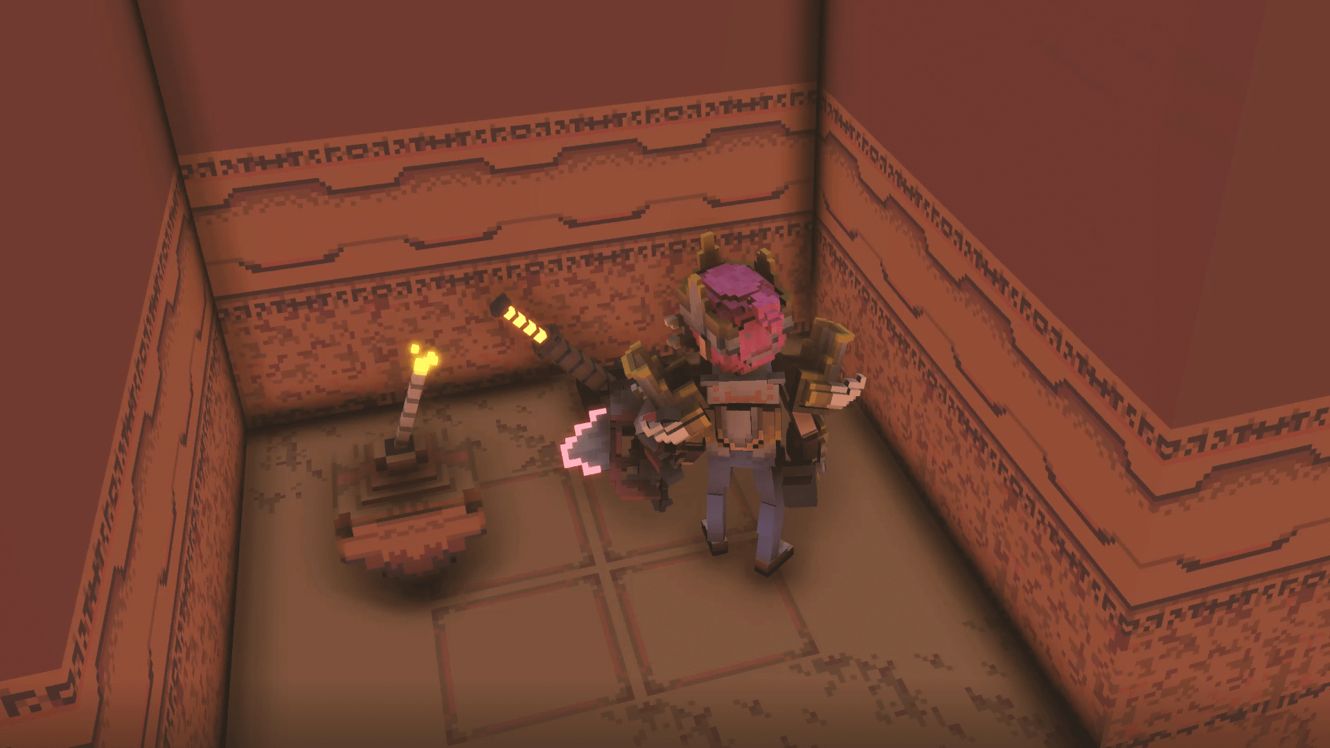 레버를 당기자 폭탄이 나왔다.