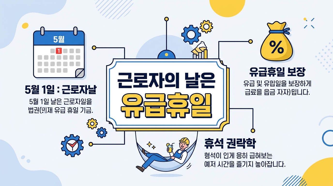 근로자의 날은 유급 휴일입니다