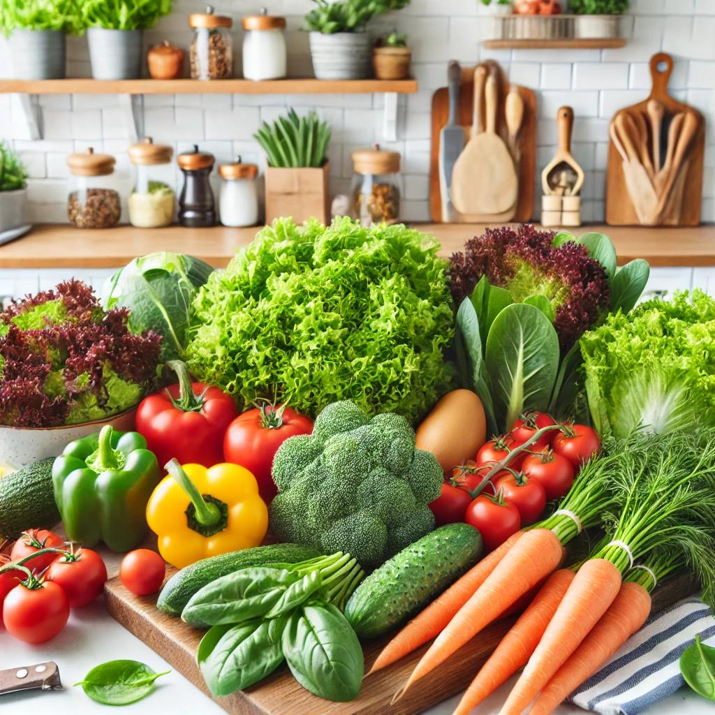 샐러드 야채 보관