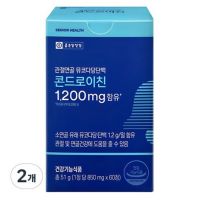 종근당건강 관절연골 뮤코다당단백 콘드로이친, 60정, 2개