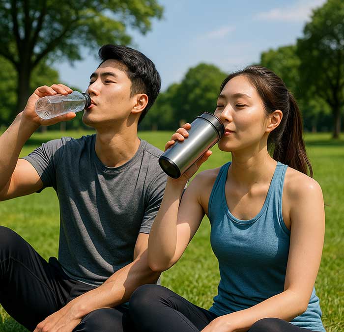 여름철 갈증 해소 방법 이미지