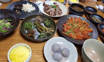 봄나물 산채정식