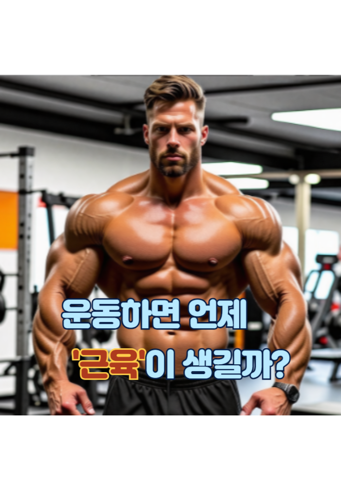 1.운동 하면 언제 '근육'이 생길까?