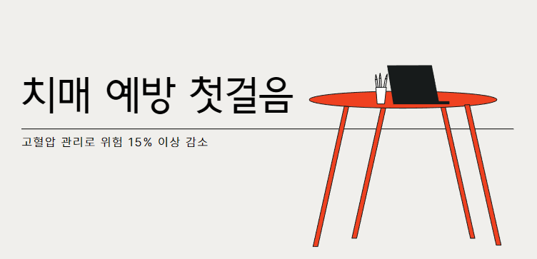 치매 예방 첫걸음: 고혈압 관리로 위험 15% 이상 감소