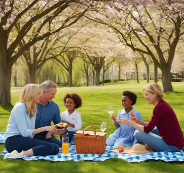 가족들과 함께 봄소풍