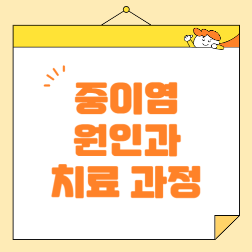 중이염 원인과 치료