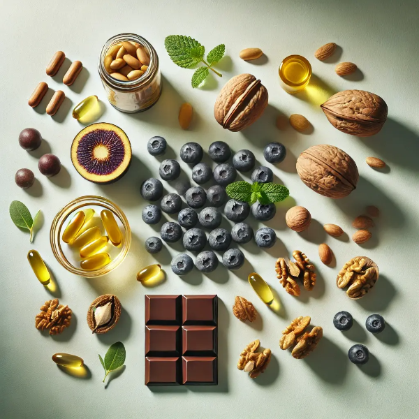 오메가3, 비타민, 블루베리, 다크초콜릿 등 두뇌 영양소 정리 이미지