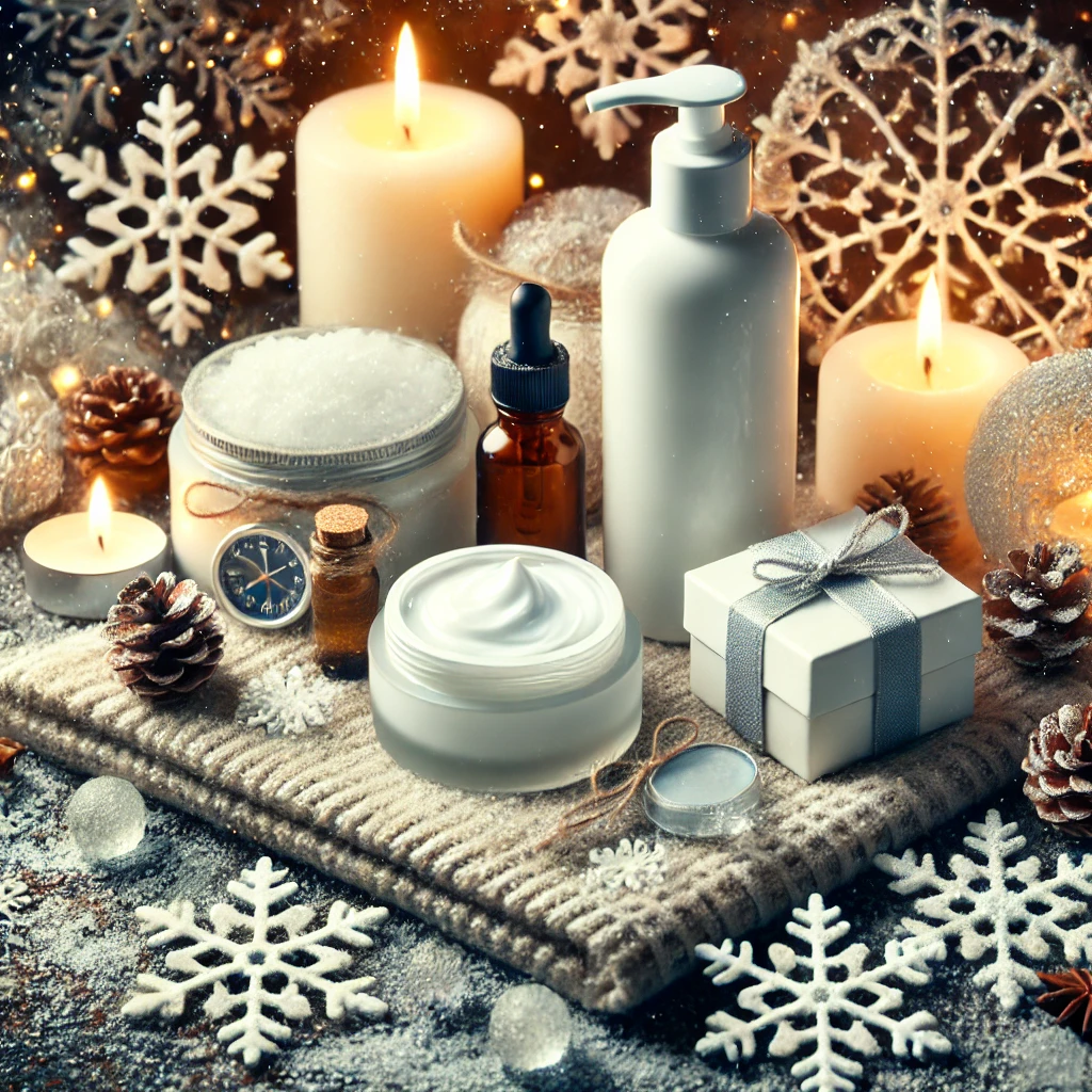 겨울철 피부 관리 용품들