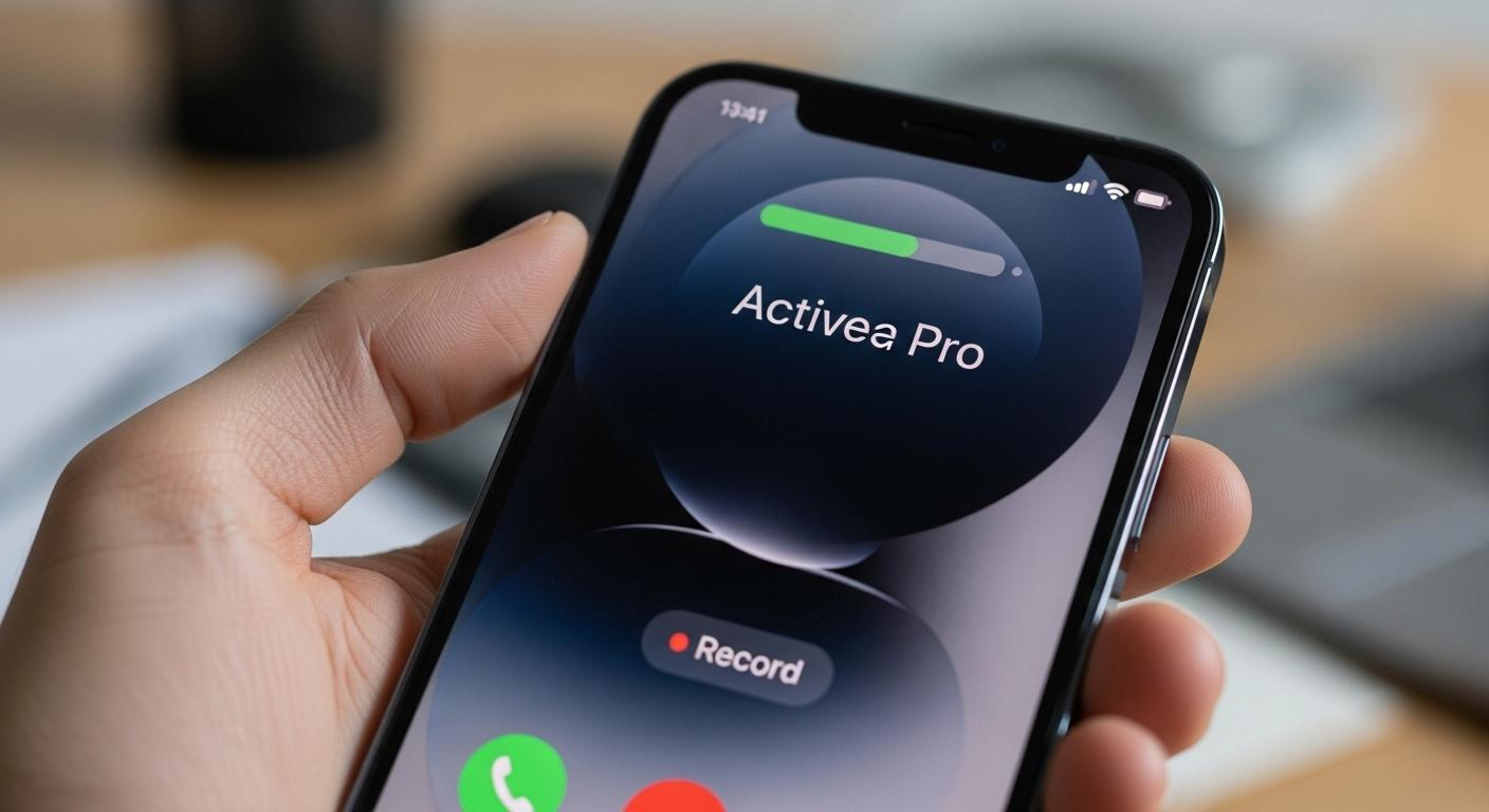 아이폰 통화중 녹음기능