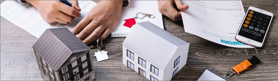 부동산 처분단계 세금제도 서브 로고