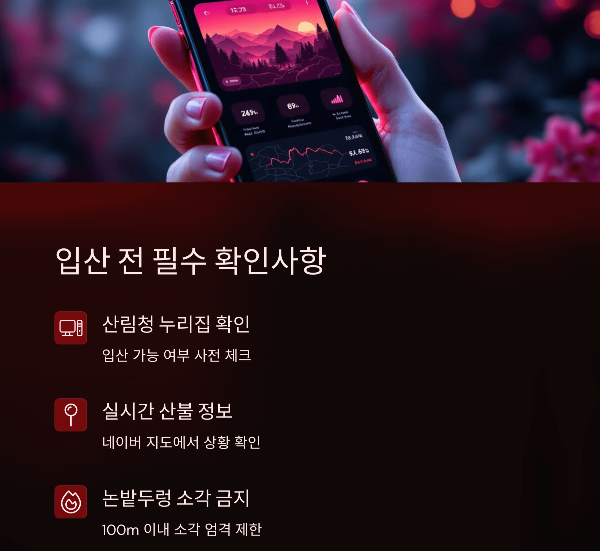 산불 시 대처요령