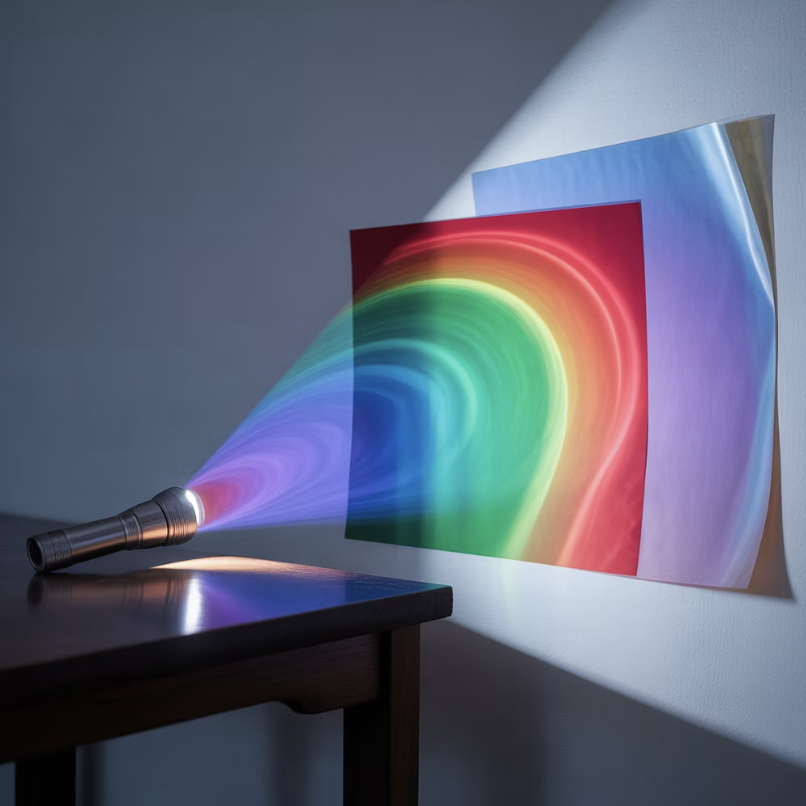 빛과 그림자의 마법, 색 그림자 놀이