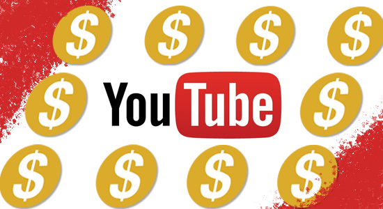 유튜브에서 광고 제한(노란딱지) 및 정책 관련 경고 화면 예시