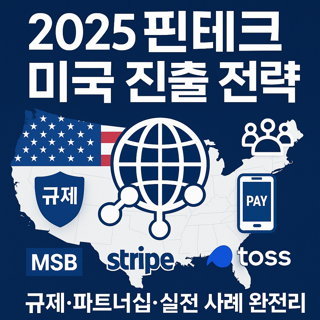 글로벌 핀테크 기업의 미국 시장 진출 전략 – 규제·파트너십·실전 성공 사례