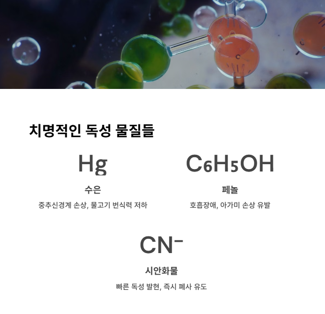 수질오염의-주요-원인과-독성물질-비교