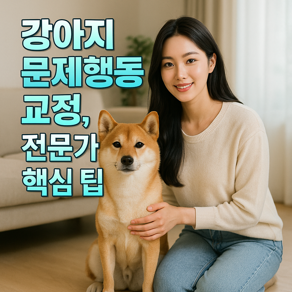 강아지 문제행동 교정, 전문가의 핵심 가이드 팁