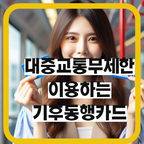 기후동행카드-혜택-사용방법