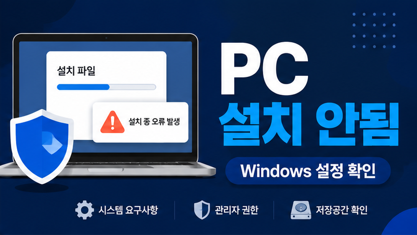 Windows에서 막히면 여기부터 봐요