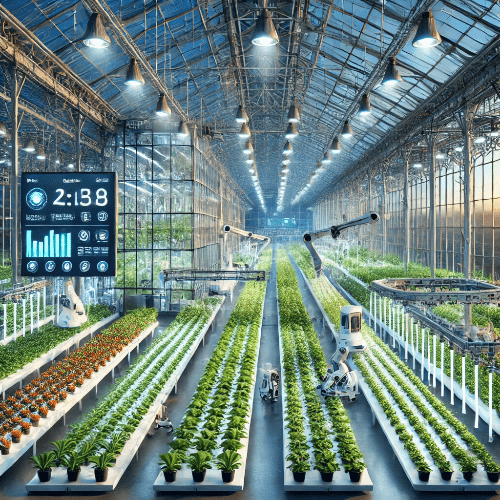 네덜란드의 온실 스마트팜