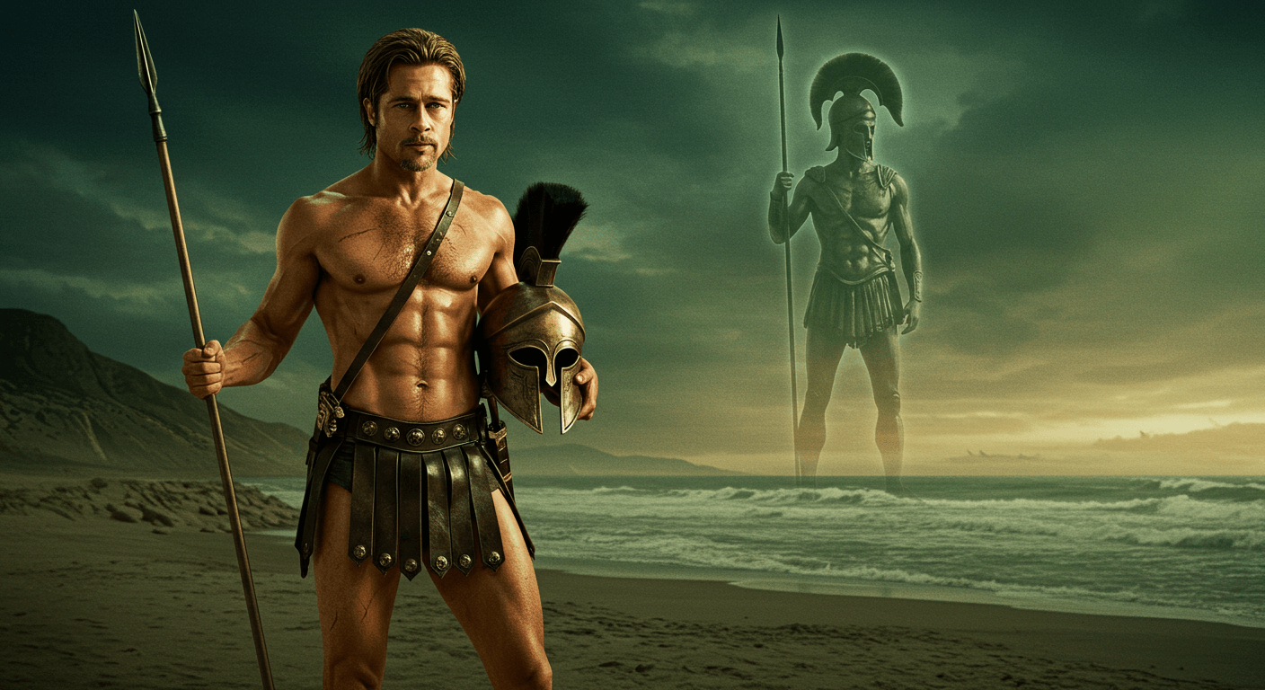 브래드 피트의 아킬레우스, 해석의 차이점 분석 관련 사진