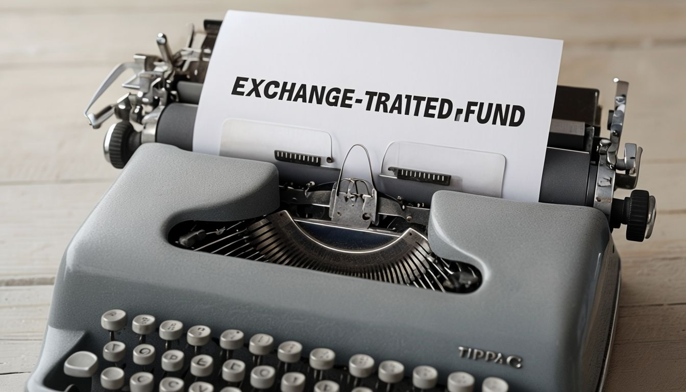 ETF 가 프린트 된 자판기