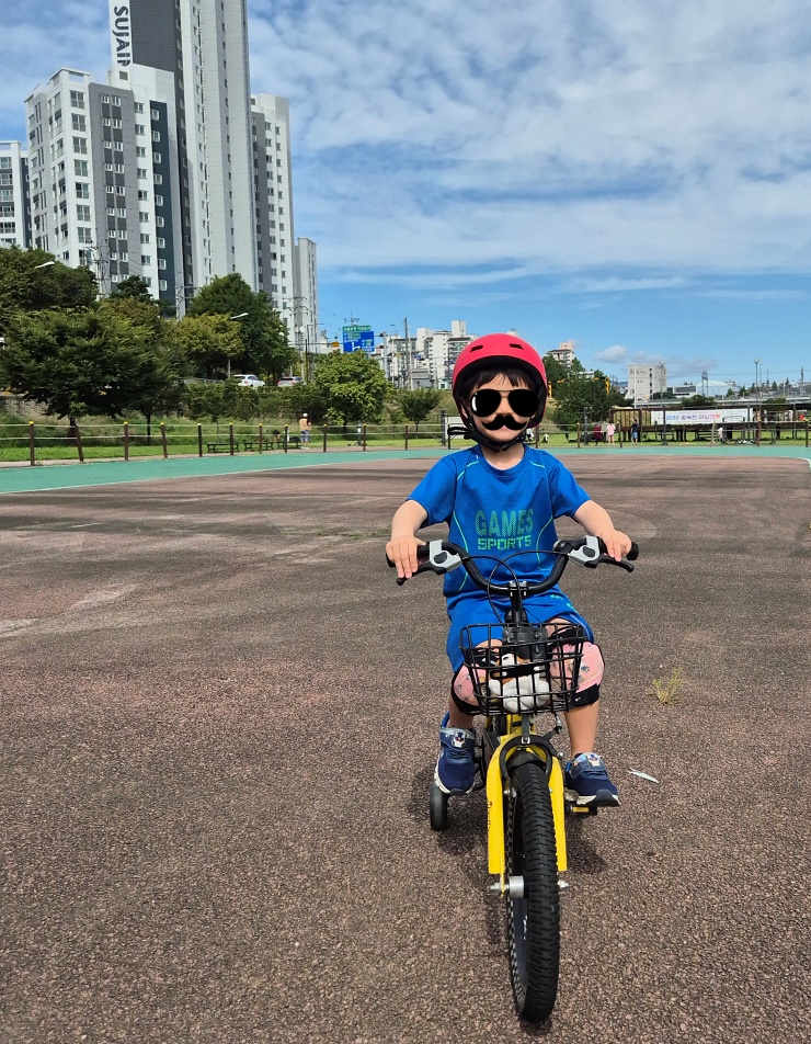 6세 자전거 배우기