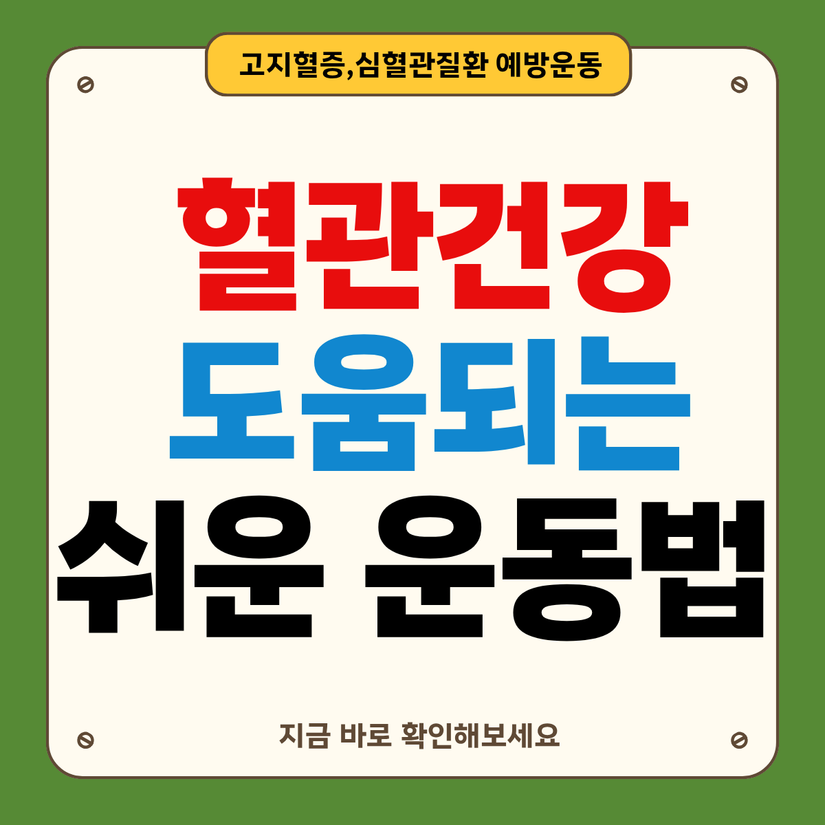 혈관 건강에 도움되는 운동루틴: 초보도 가능한 30분 루틴 완성