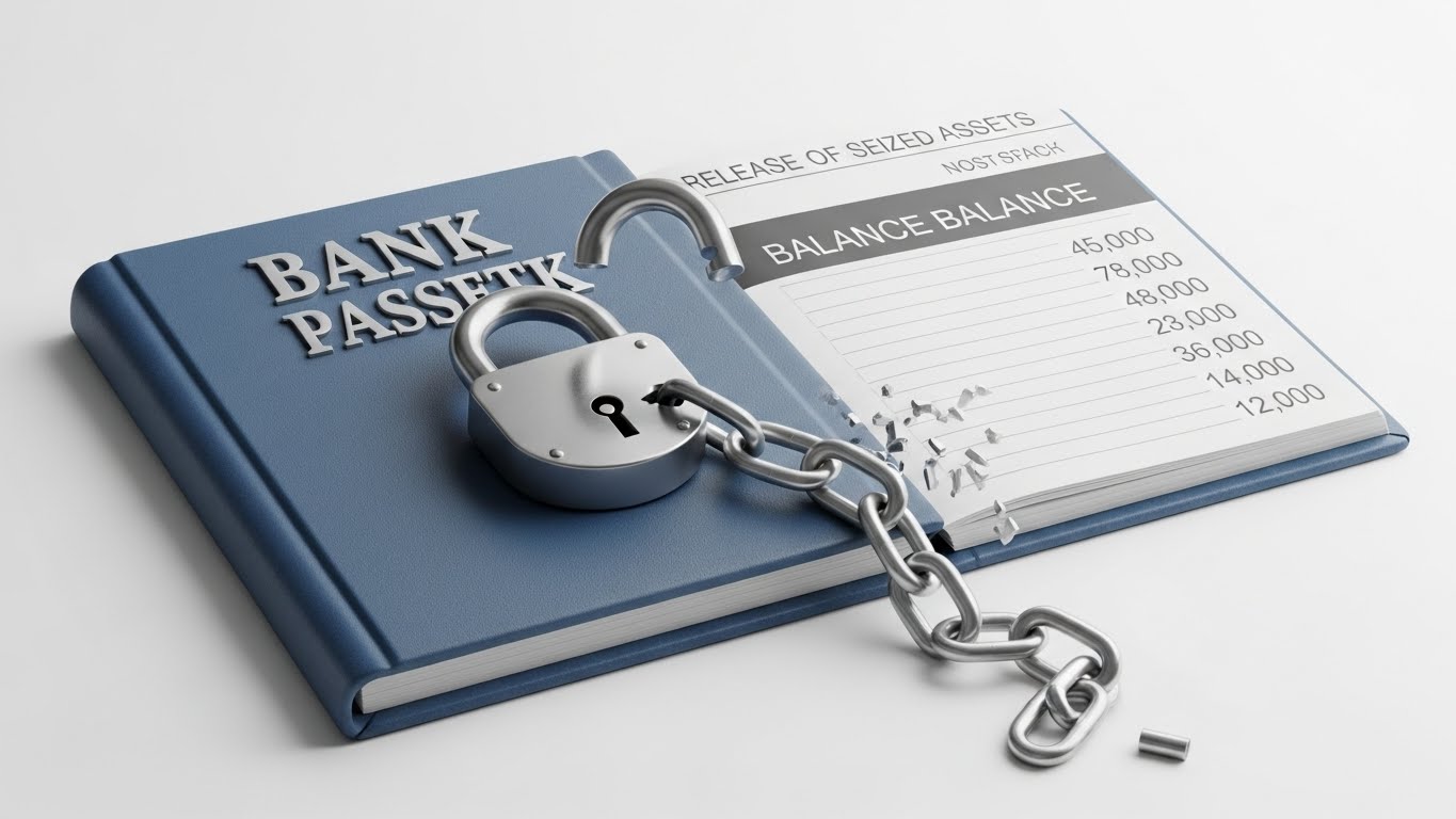 개인워크아웃 압류해제&amp;#44; 통장 지급정지 풀기