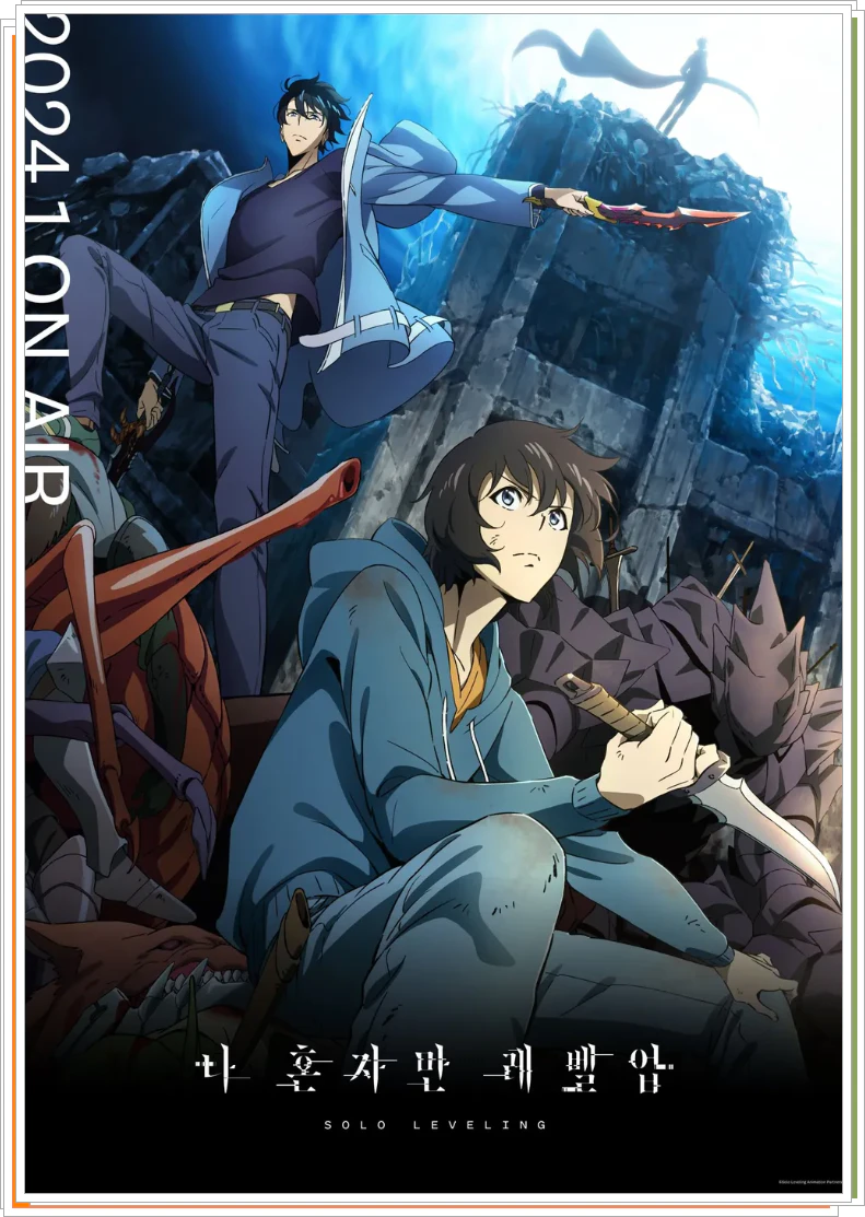 나 혼자만 레벨업 애니 표지