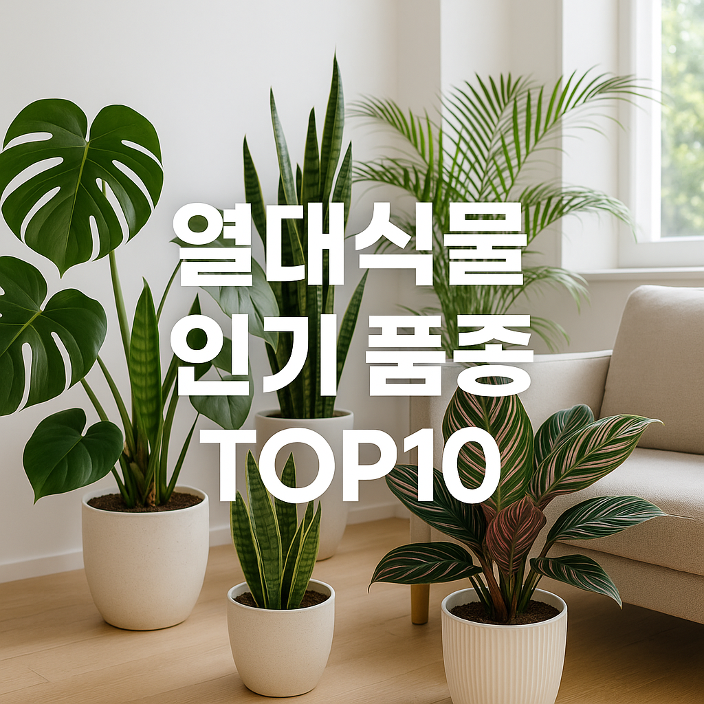 열대식물 인기 품종 TOP10