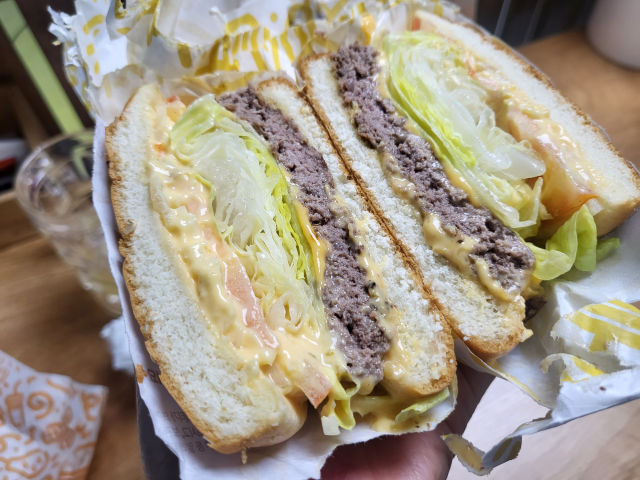 맘스터치 광교역점 그릴드비프버거-2